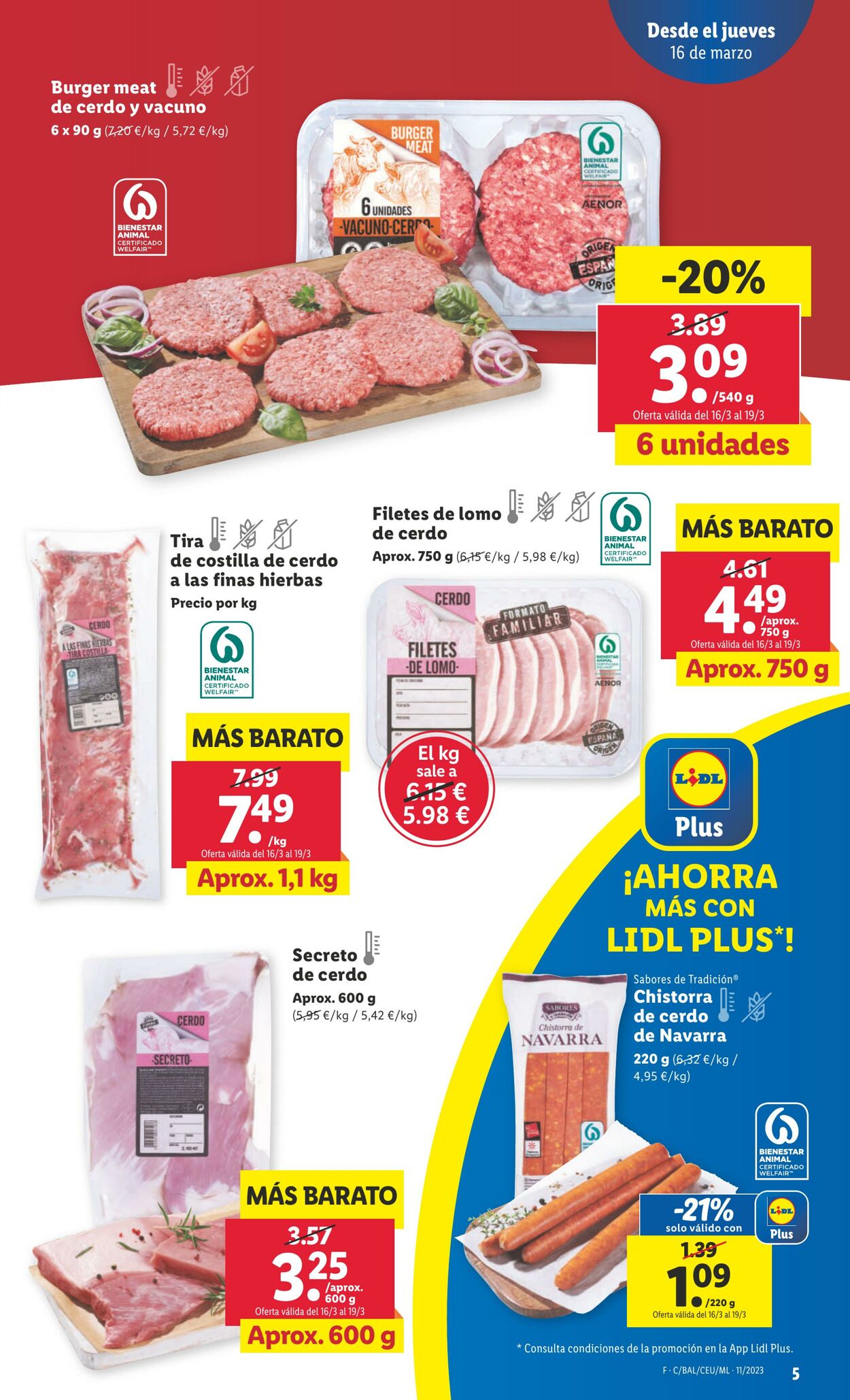 Folleto Lidl 16.03.2023 - 22.03.2023