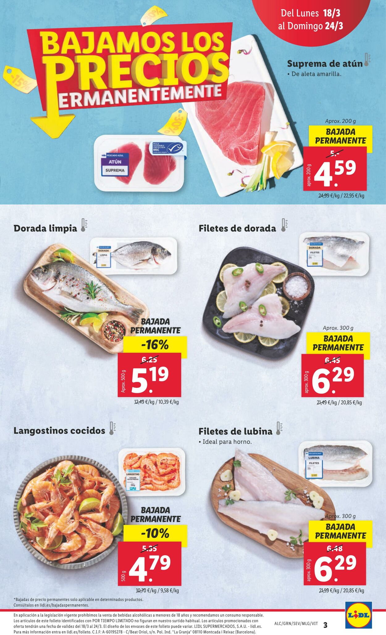 Folleto Lidl 18.03.2024 - 24.03.2024