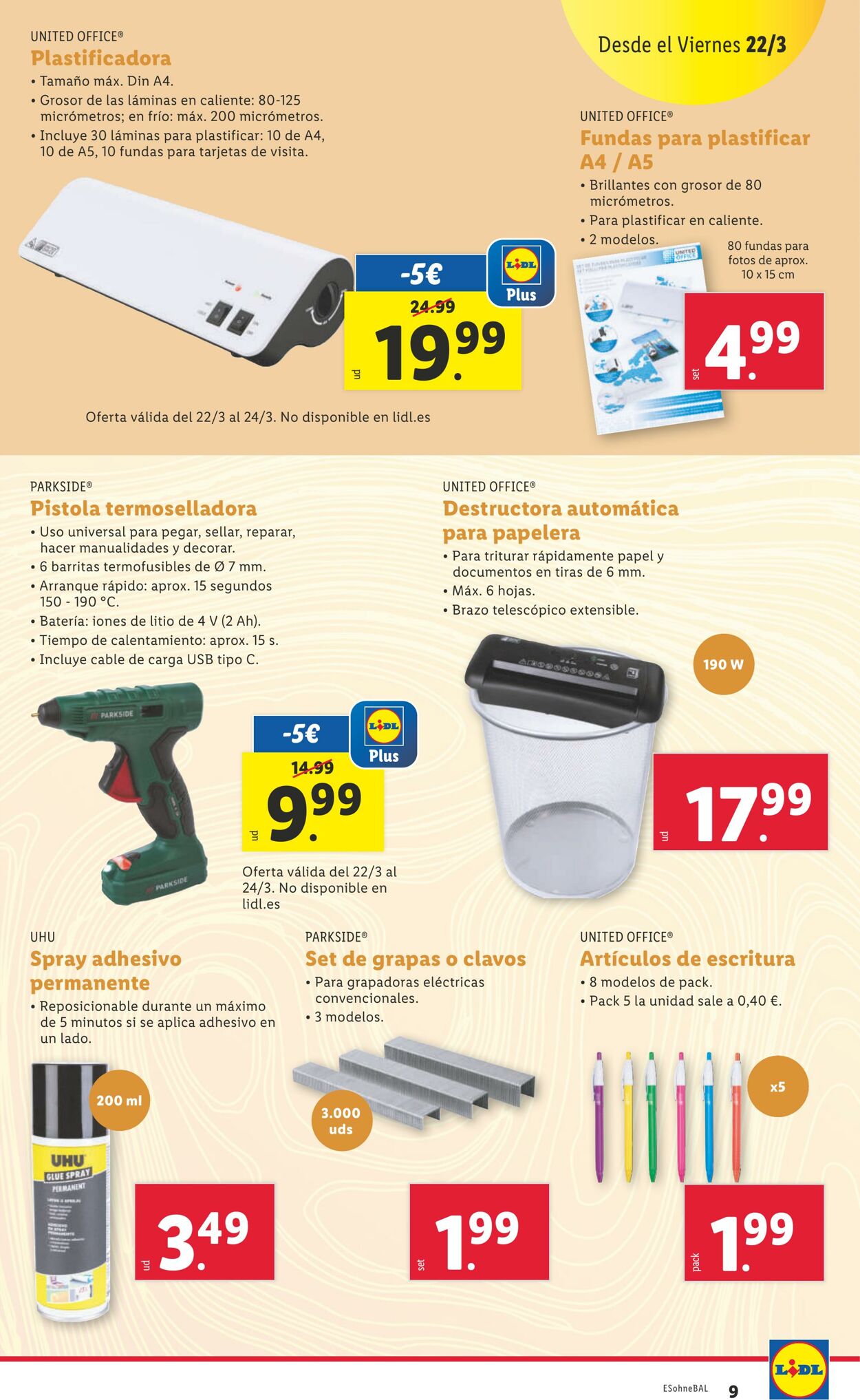 Folleto Lidl 18.03.2024 - 24.03.2024