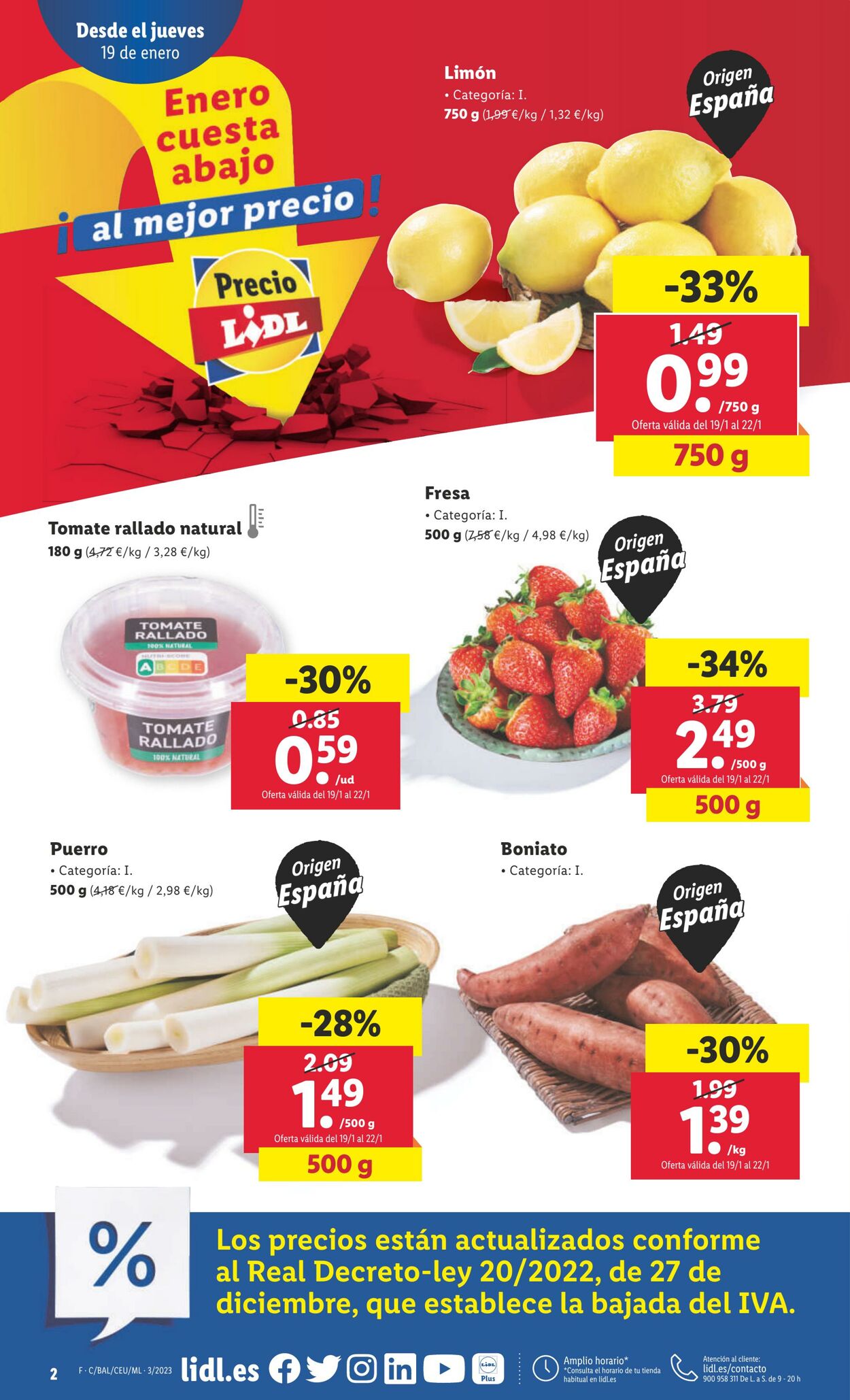 Folleto Lidl 19.01.2023 - 25.01.2023