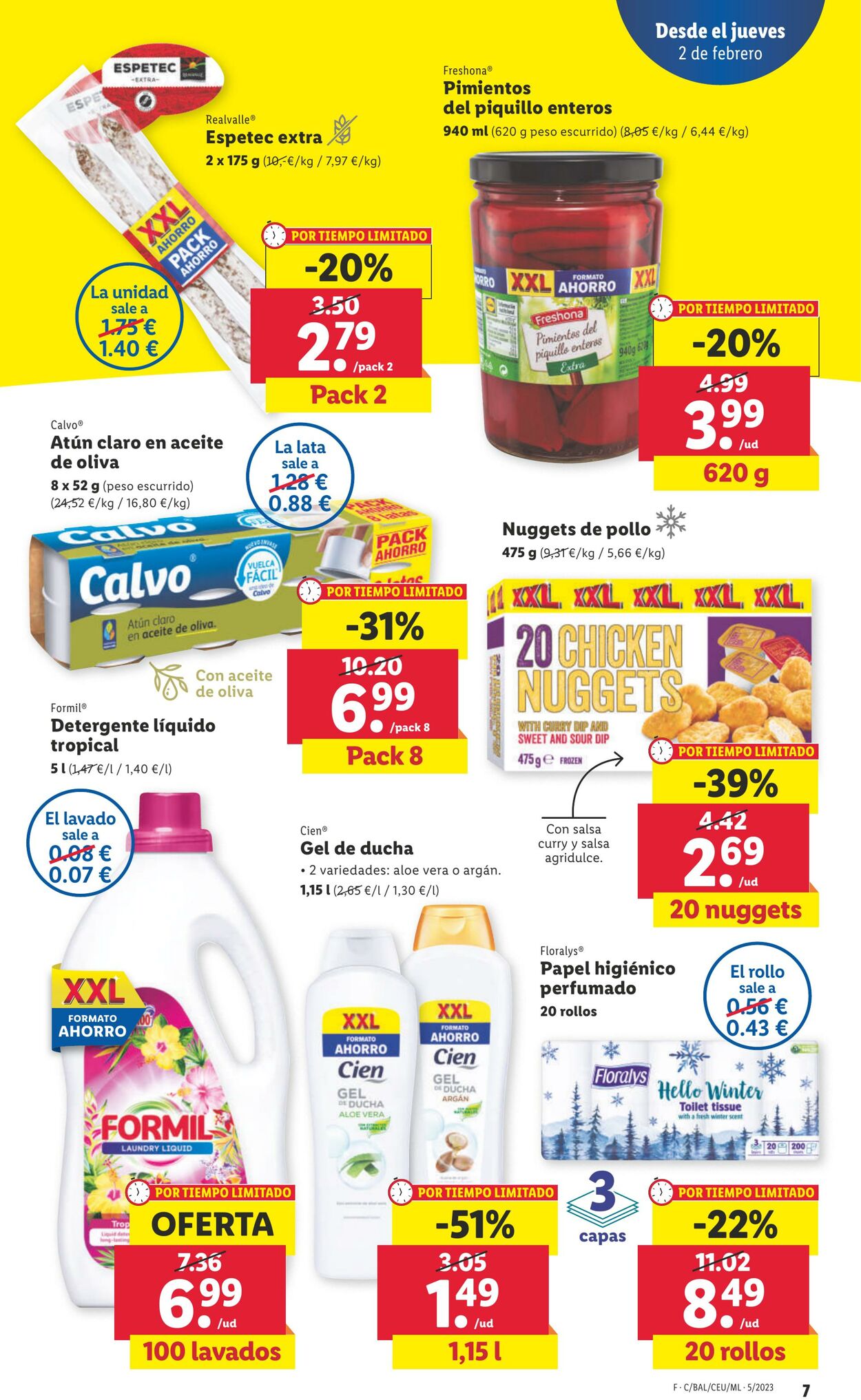 Folleto Lidl 02.02.2023 - 08.02.2023