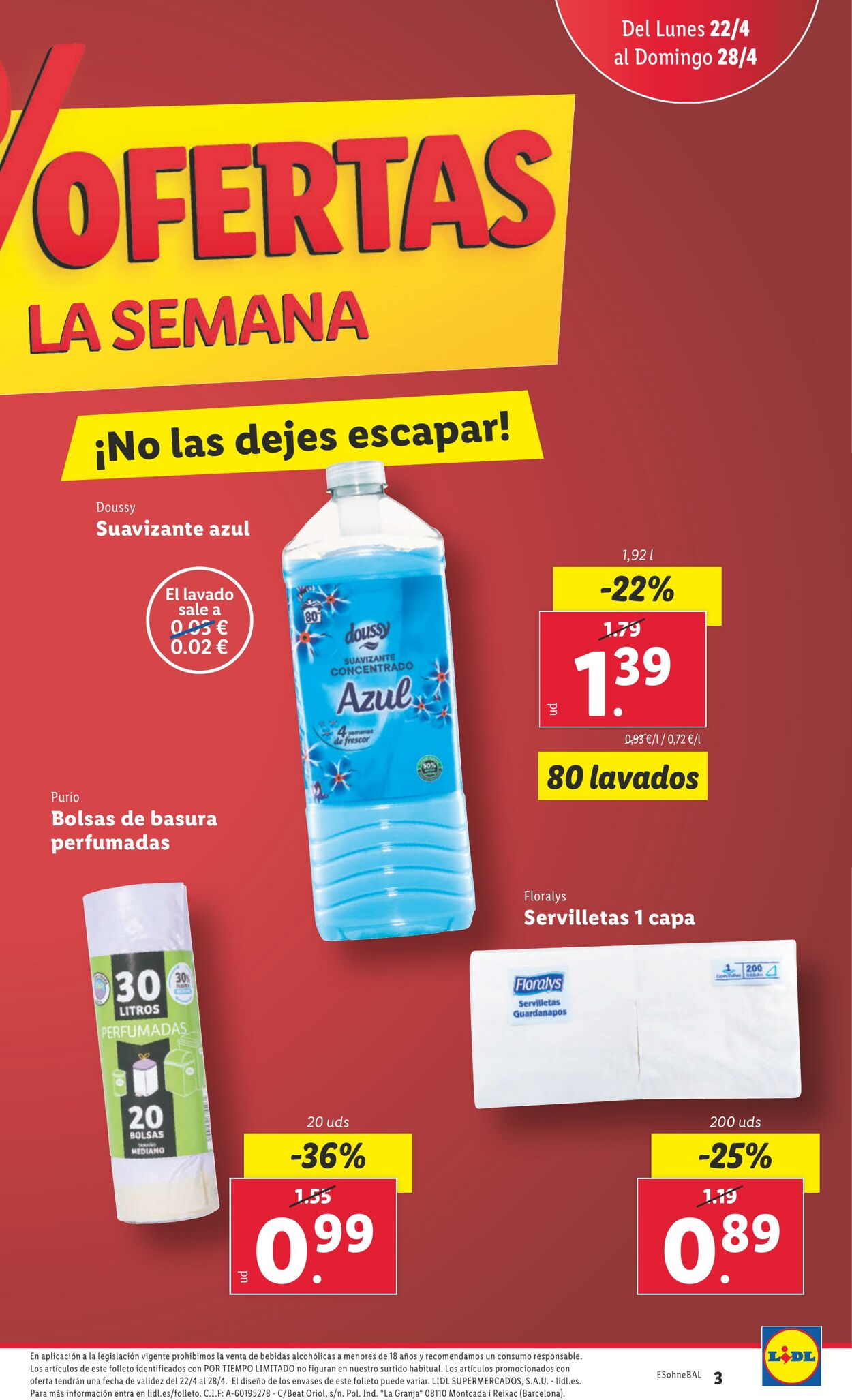 Folleto Lidl 22.04.2024 - 28.04.2024