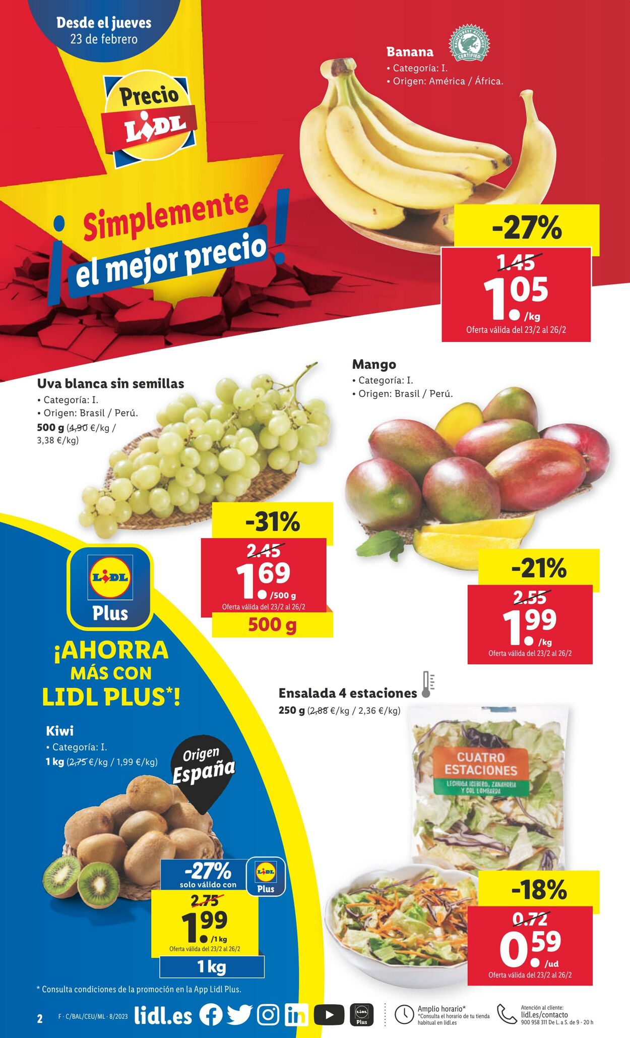 Folleto Lidl 23.02.2023 - 01.03.2023