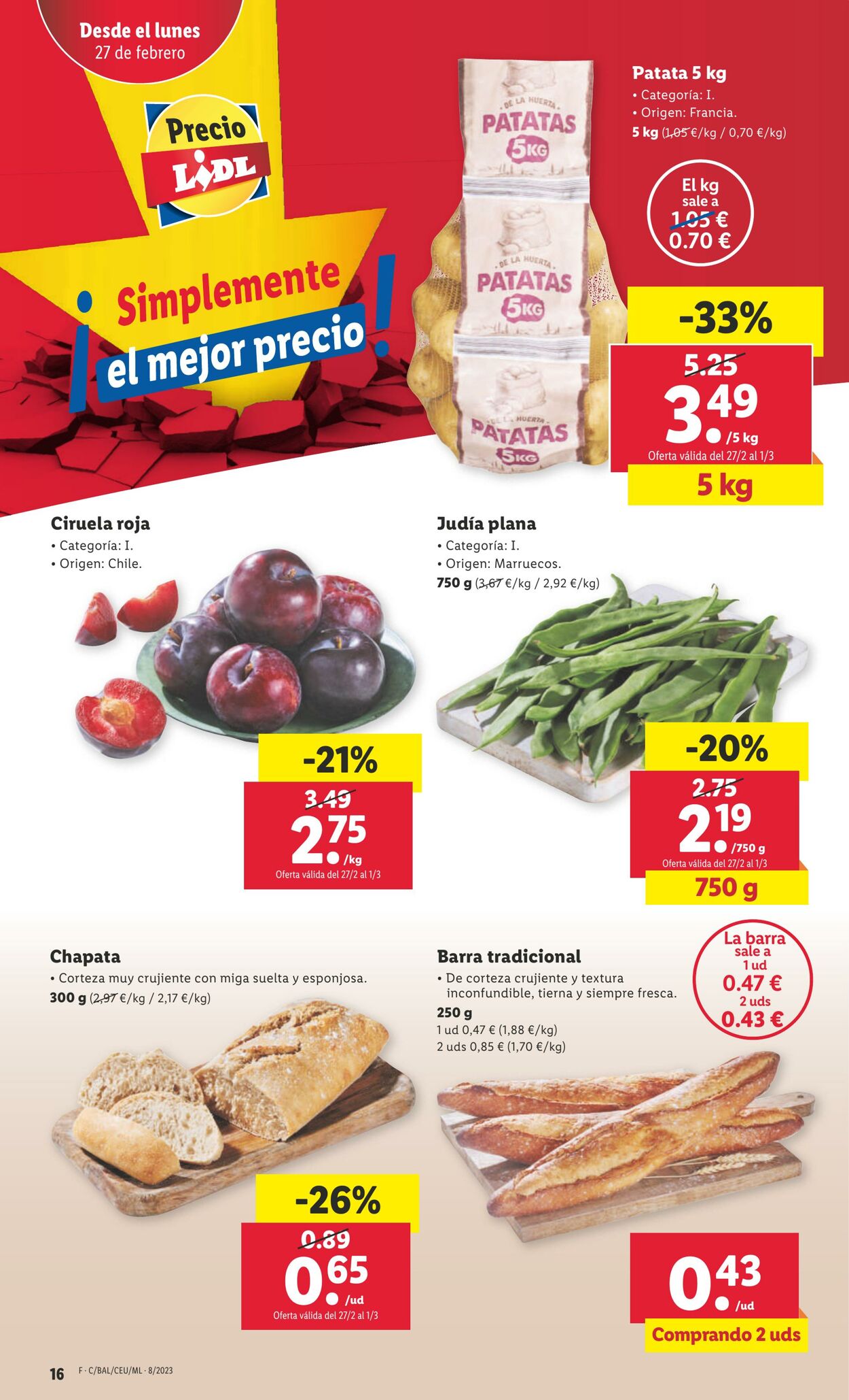 Folleto Lidl 23.02.2023 - 01.03.2023