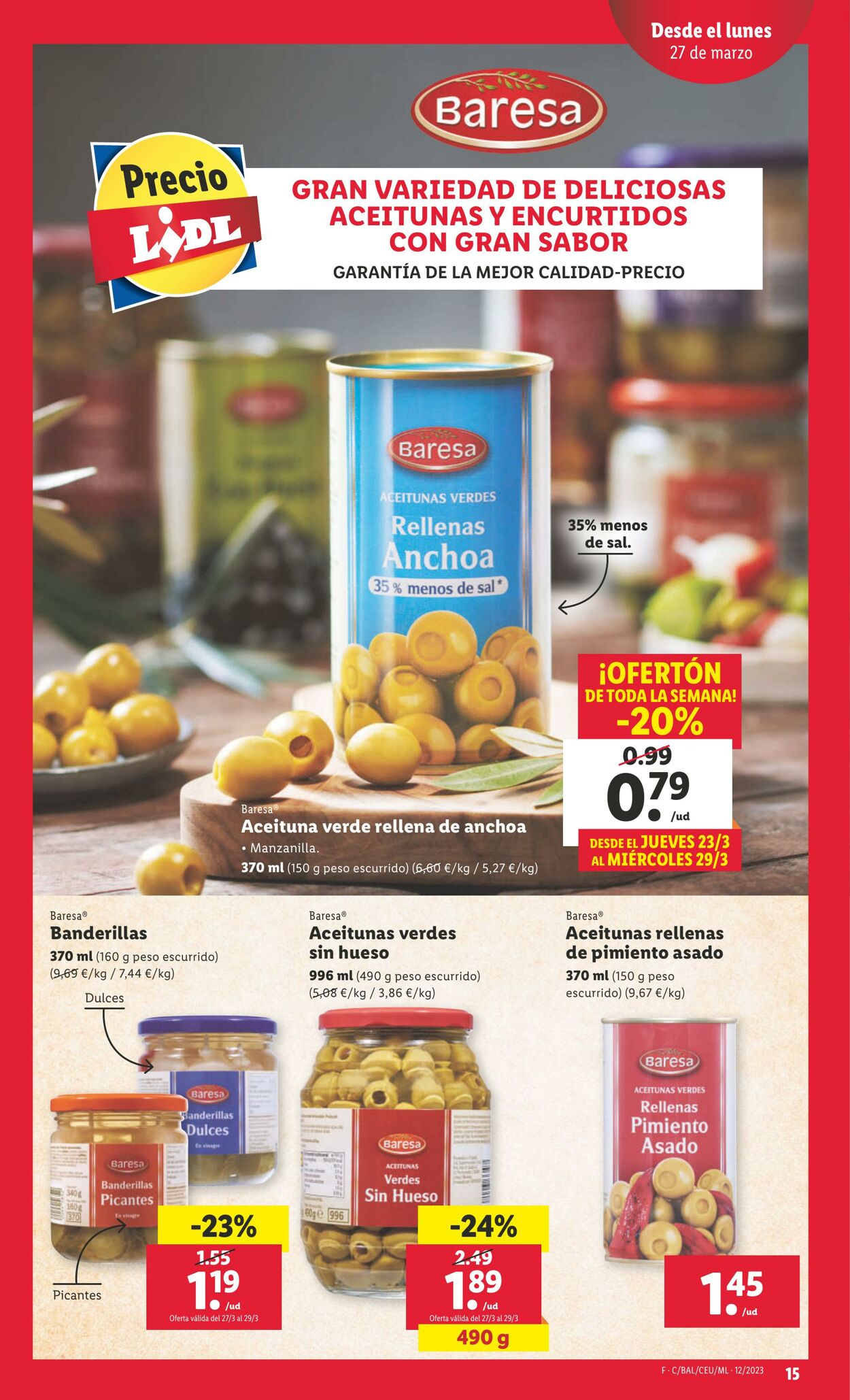 Folleto Lidl 23.03.2023 - 29.03.2023