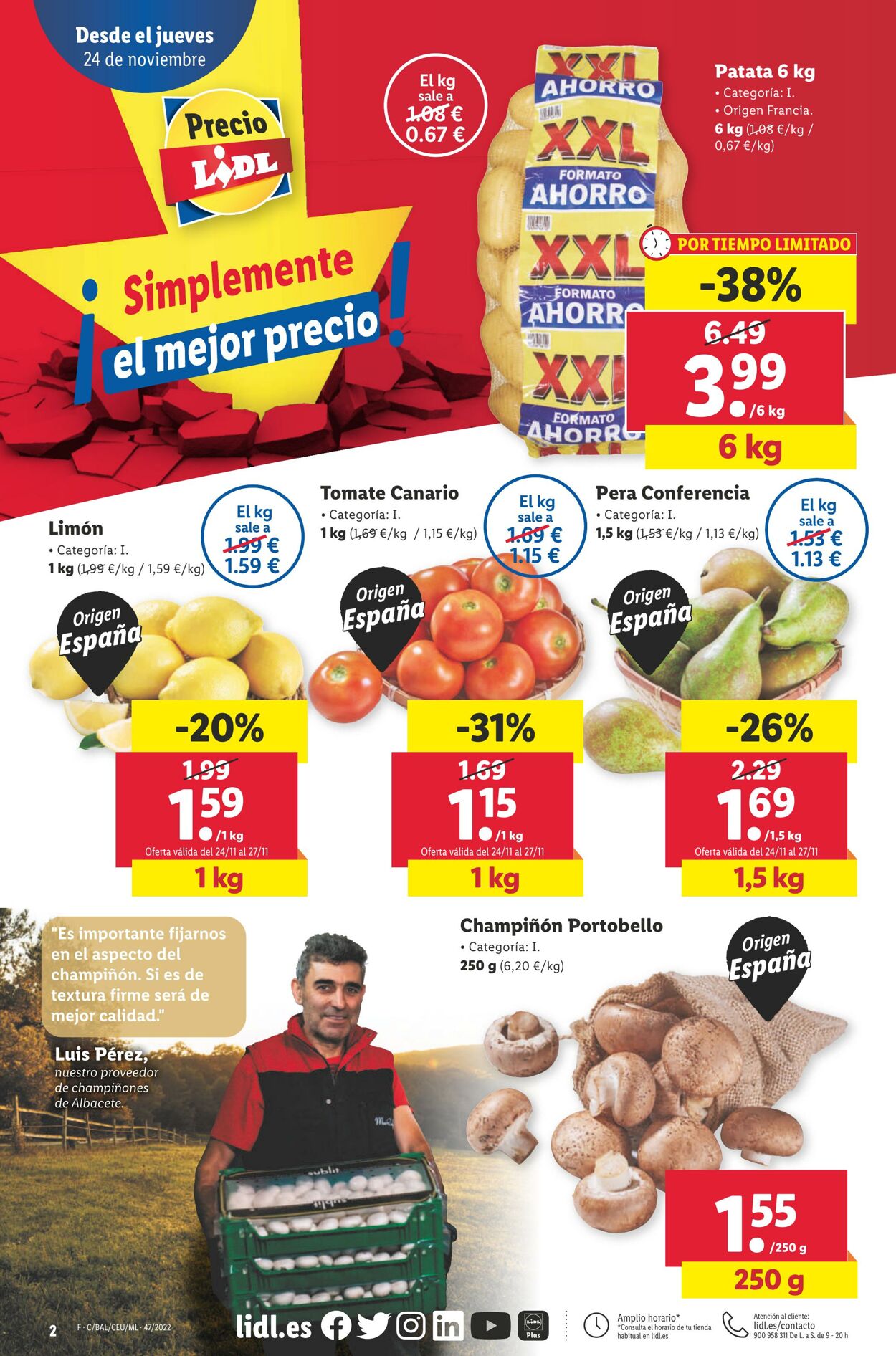 Folleto Lidl 24.11.2022 - 30.11.2022