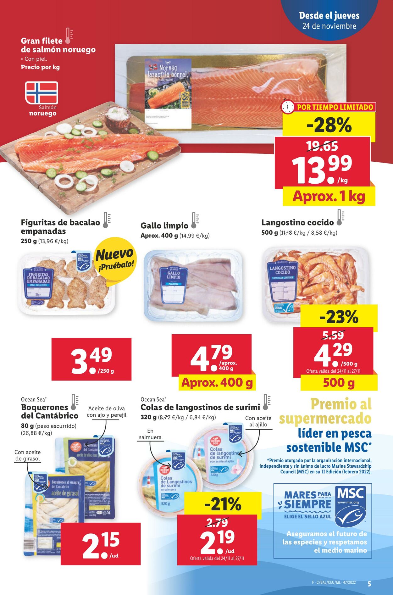 Folleto Lidl 24.11.2022 - 30.11.2022