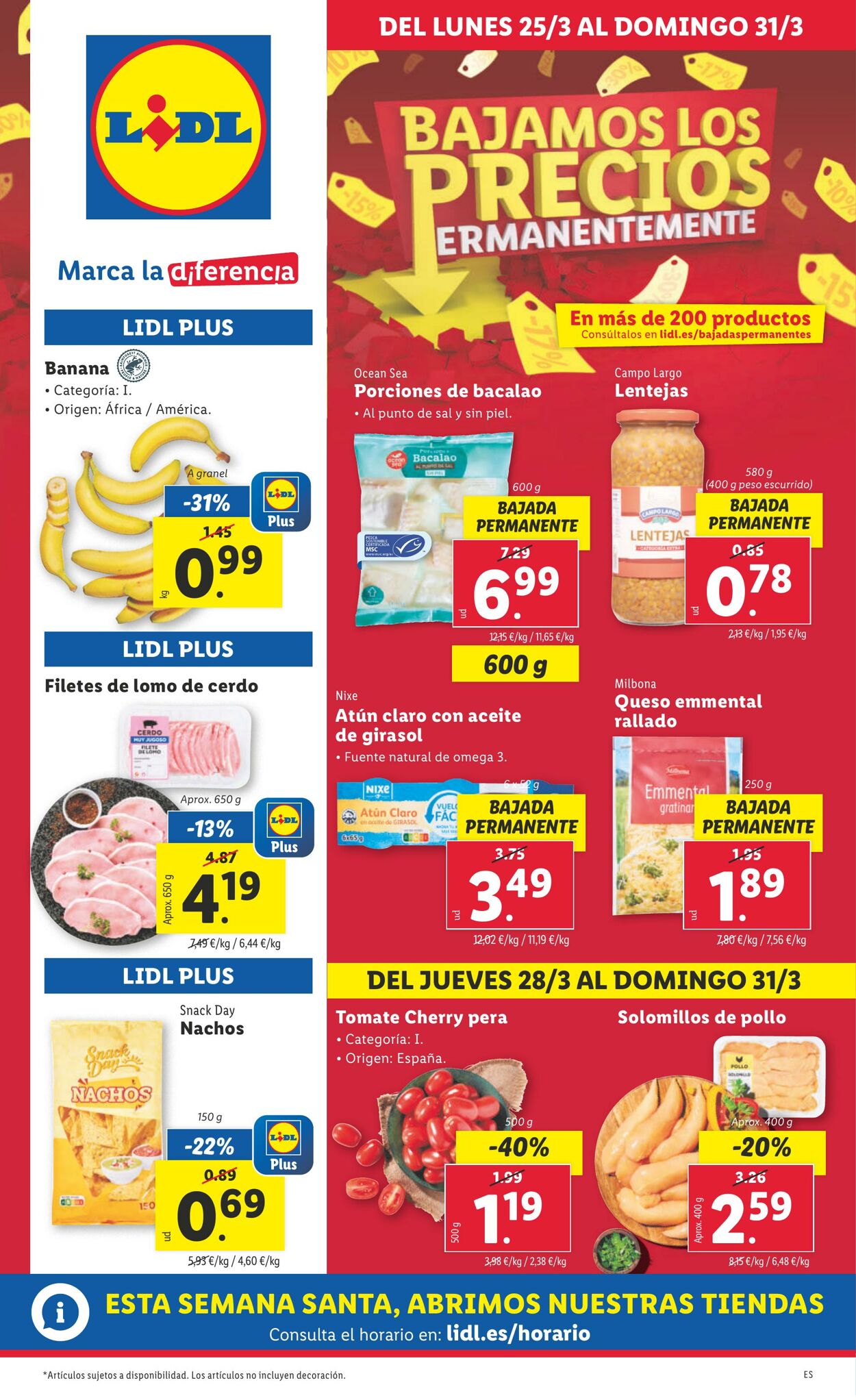 Folleto Lidl 25.03.2024 - 31.03.2024