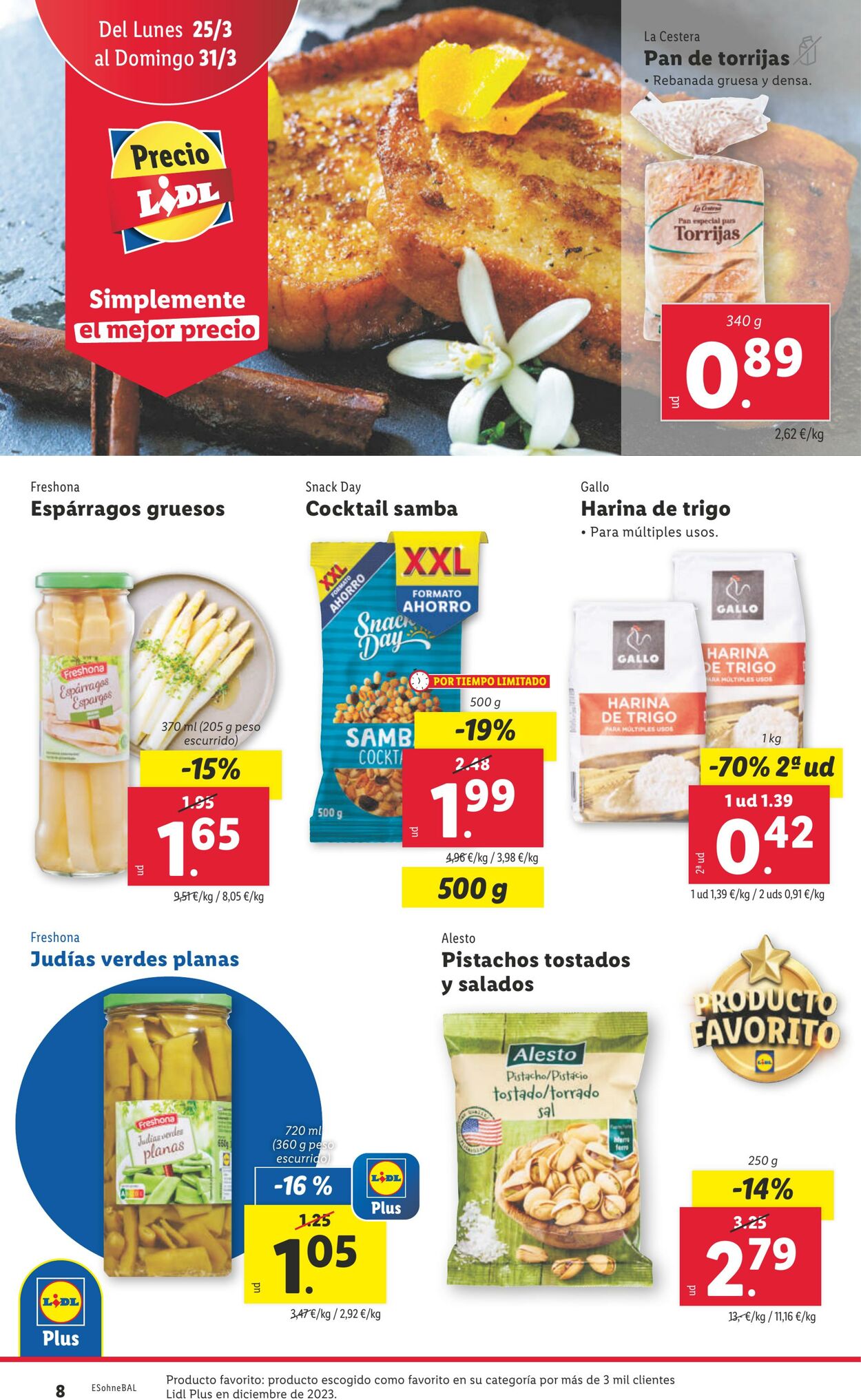 Folleto Lidl 25.03.2024 - 31.03.2024