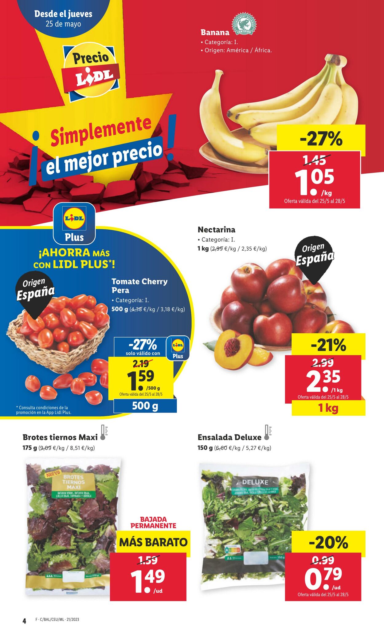 Folleto Lidl 25.05.2023 - 31.05.2023