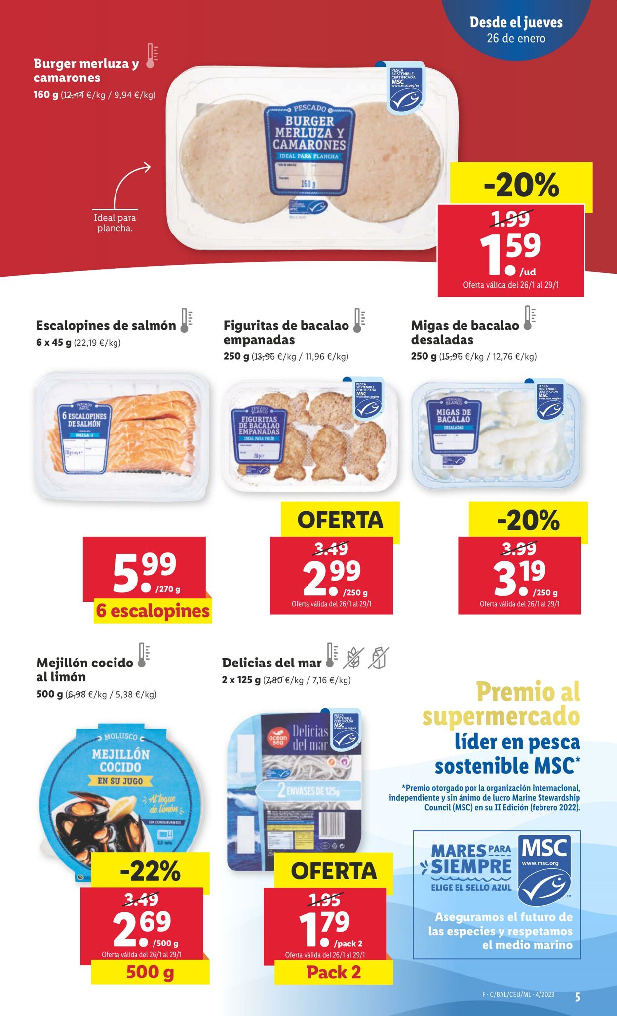 Folleto Lidl 26.01.2023 - 01.02.2023