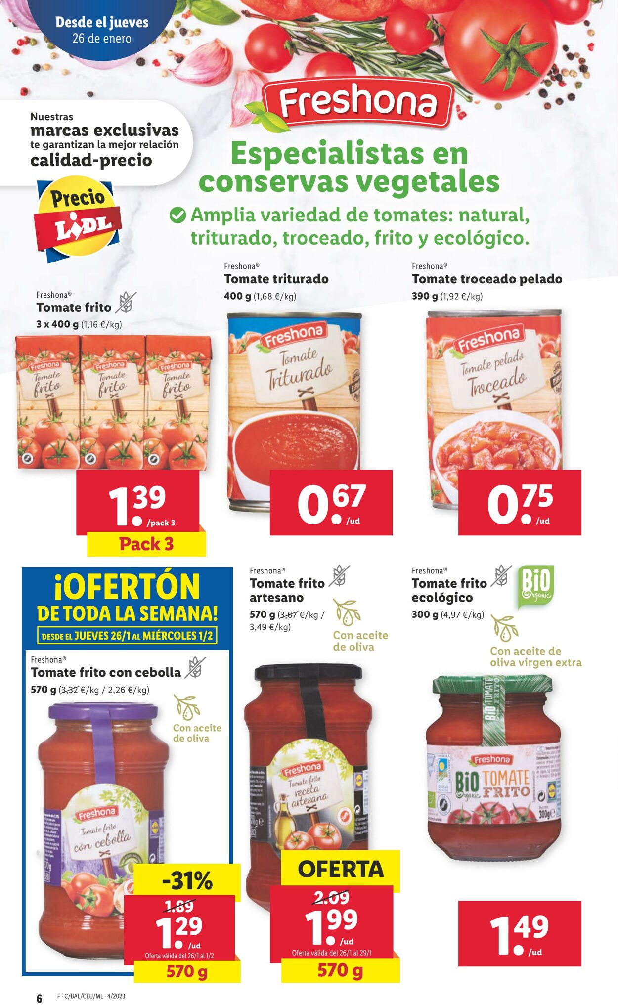 Folleto Lidl 26.01.2023 - 01.02.2023