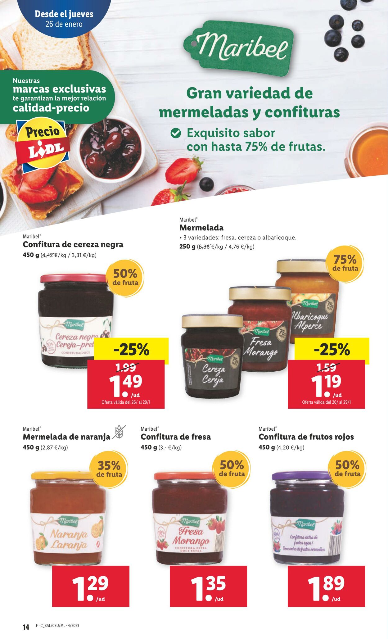 Folleto Lidl 26.01.2023 - 01.02.2023