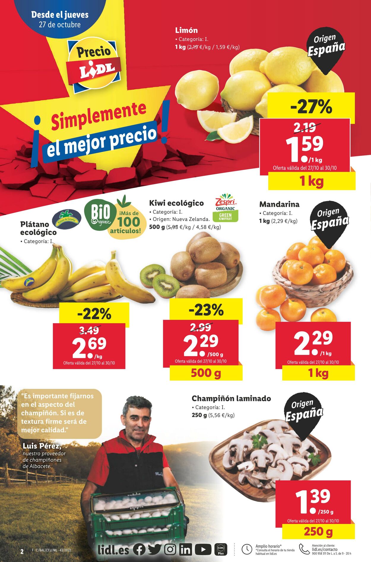 Folleto Lidl 27.10.2022 - 02.11.2022