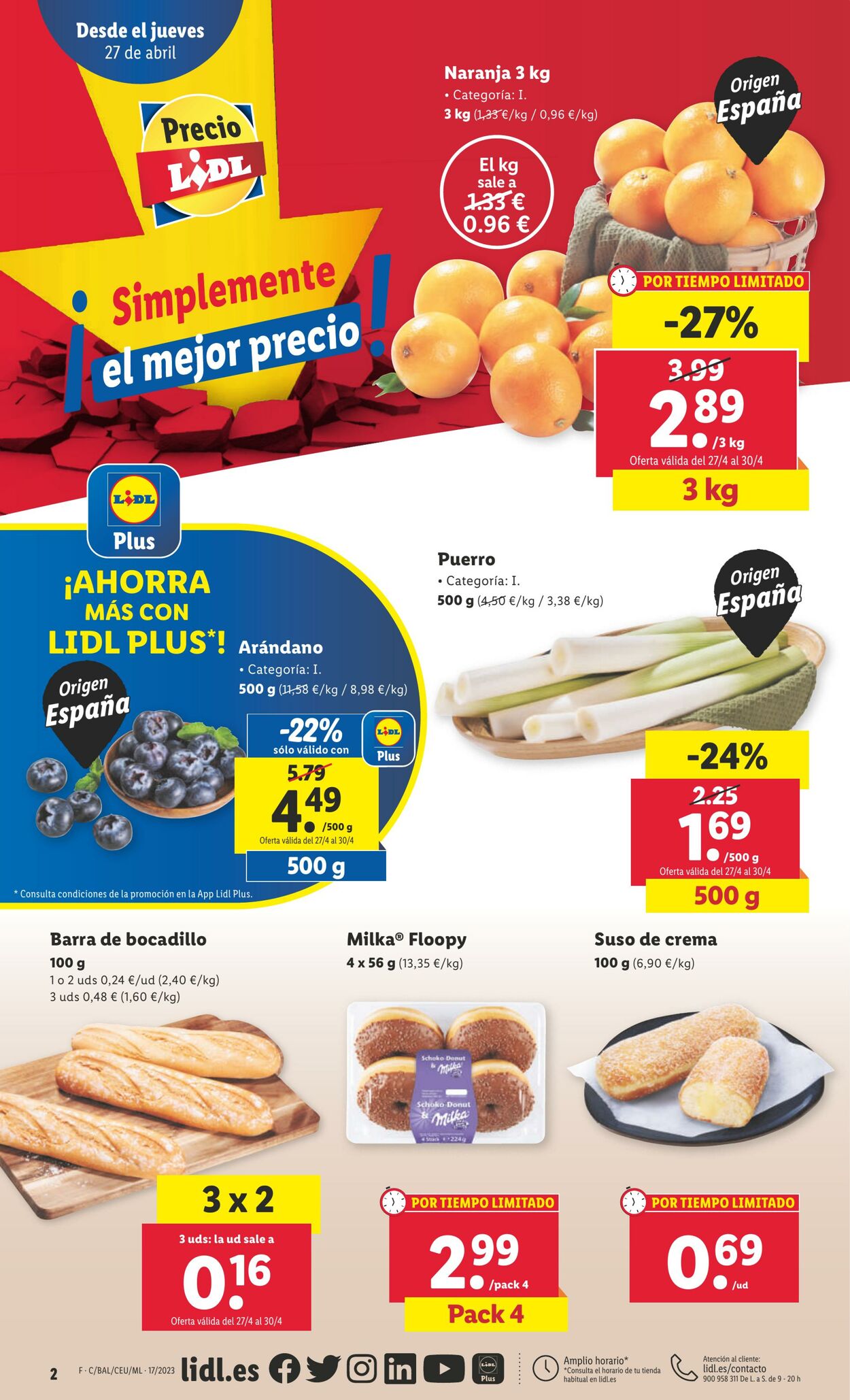 Folleto Lidl 27.04.2023 - 03.05.2023