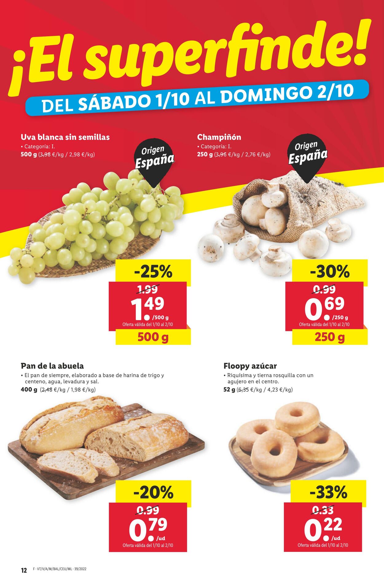 Folleto Lidl 29.09.2022 - 05.10.2022