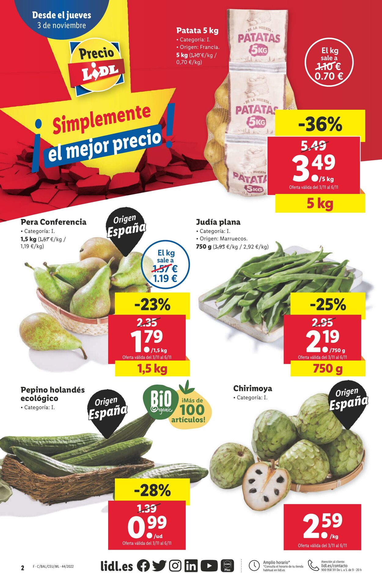 Folleto Lidl 03.11.2022 - 09.11.2022