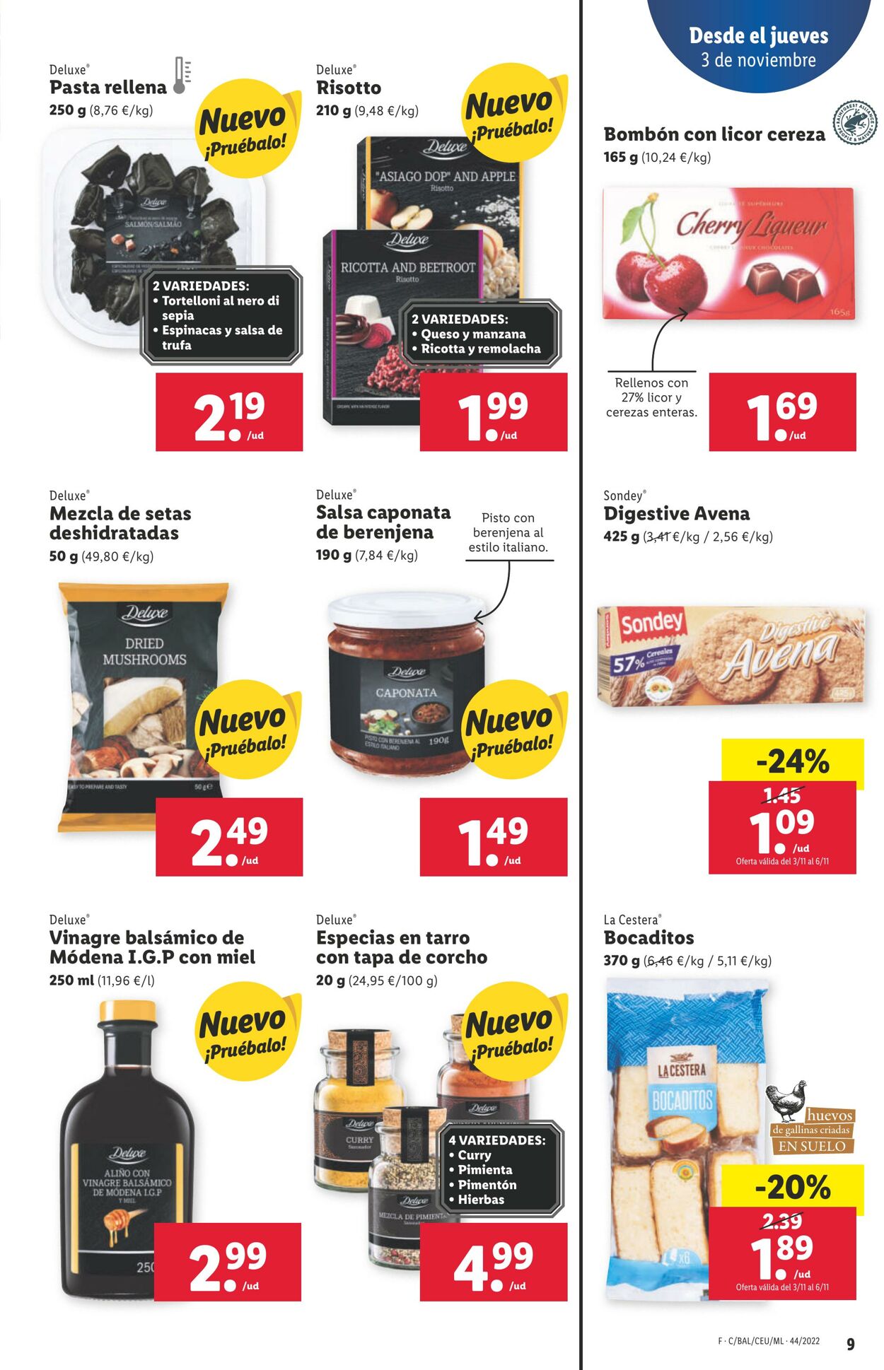 Folleto Lidl 03.11.2022 - 09.11.2022