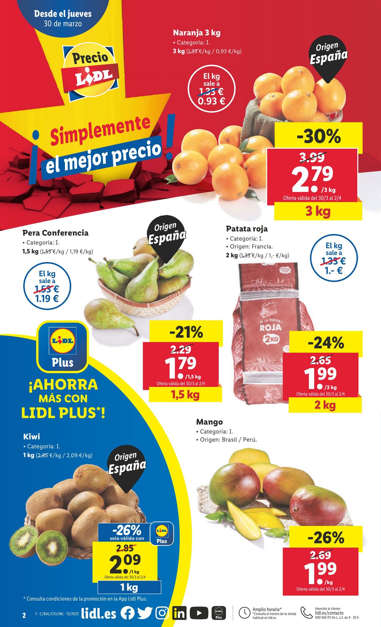 Folleto Lidl 30.03.2023 - 05.04.2023