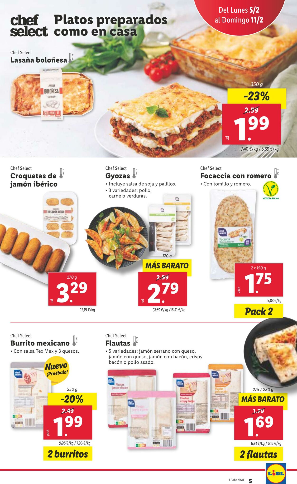 Folleto Lidl 05.02.2024 - 11.02.2024