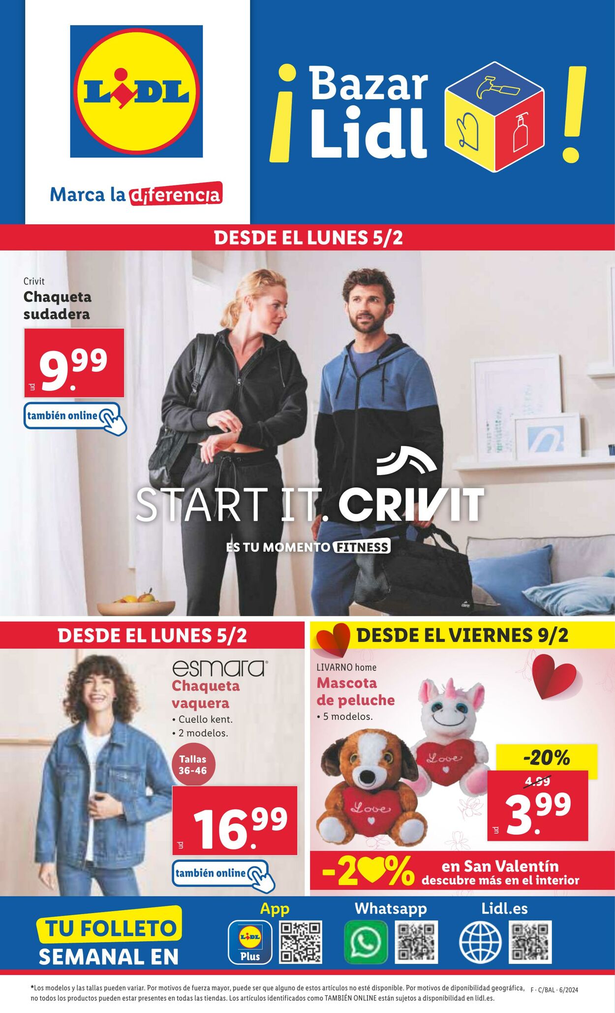 Folleto Lidl 05.02.2024 - 11.02.2024