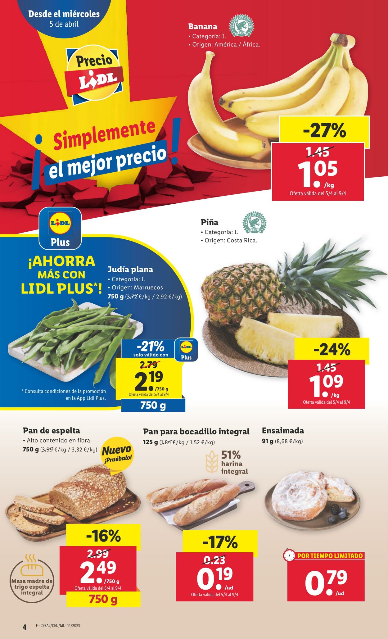 Folleto Lidl 05.04.2023 - 11.04.2023