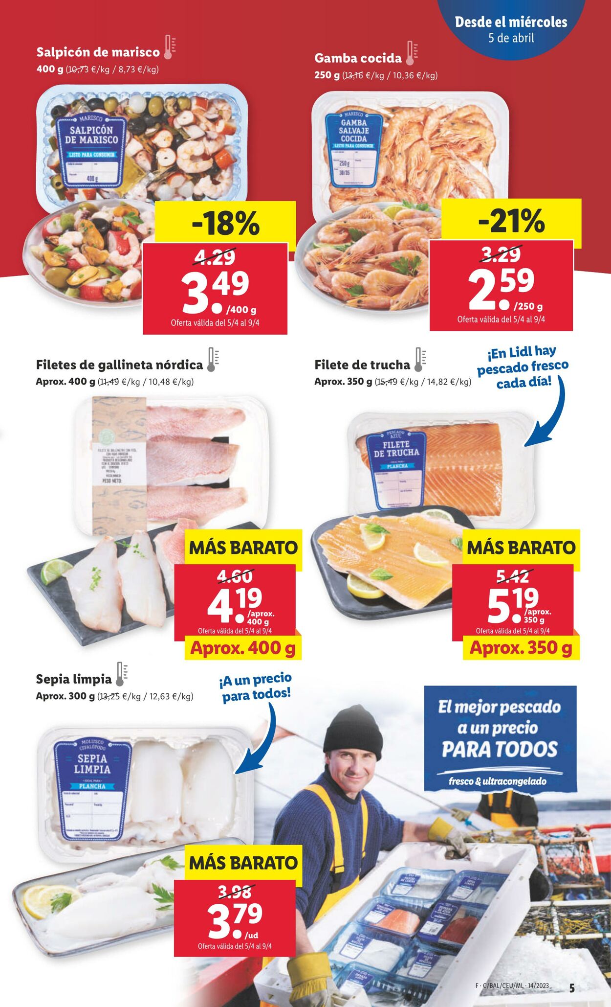 Folleto Lidl 05.04.2023 - 11.04.2023