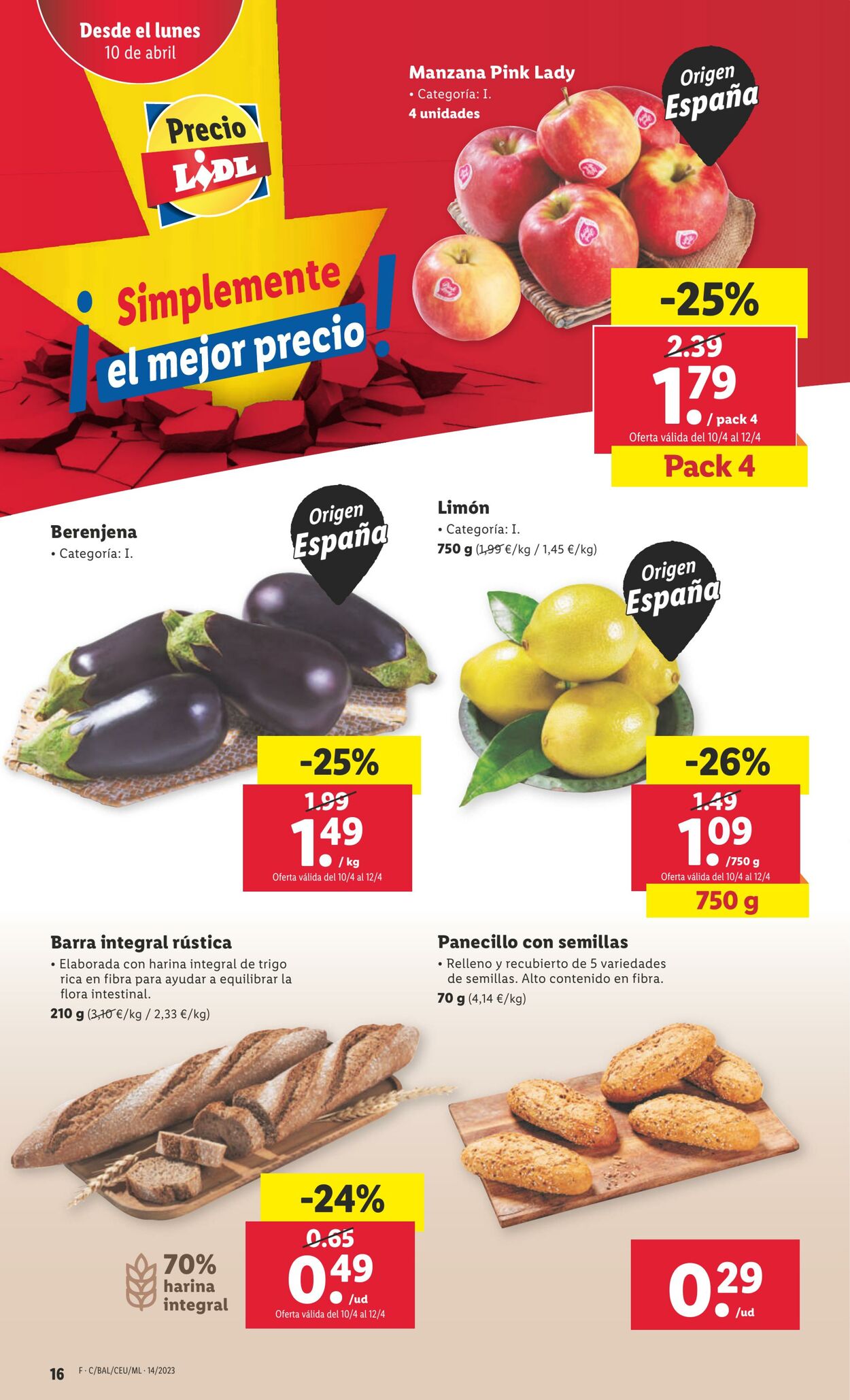 Folleto Lidl 05.04.2023 - 11.04.2023