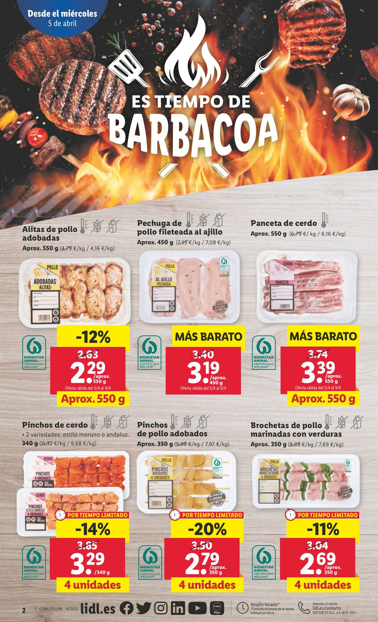 Folleto Lidl 05.04.2023 - 11.04.2023