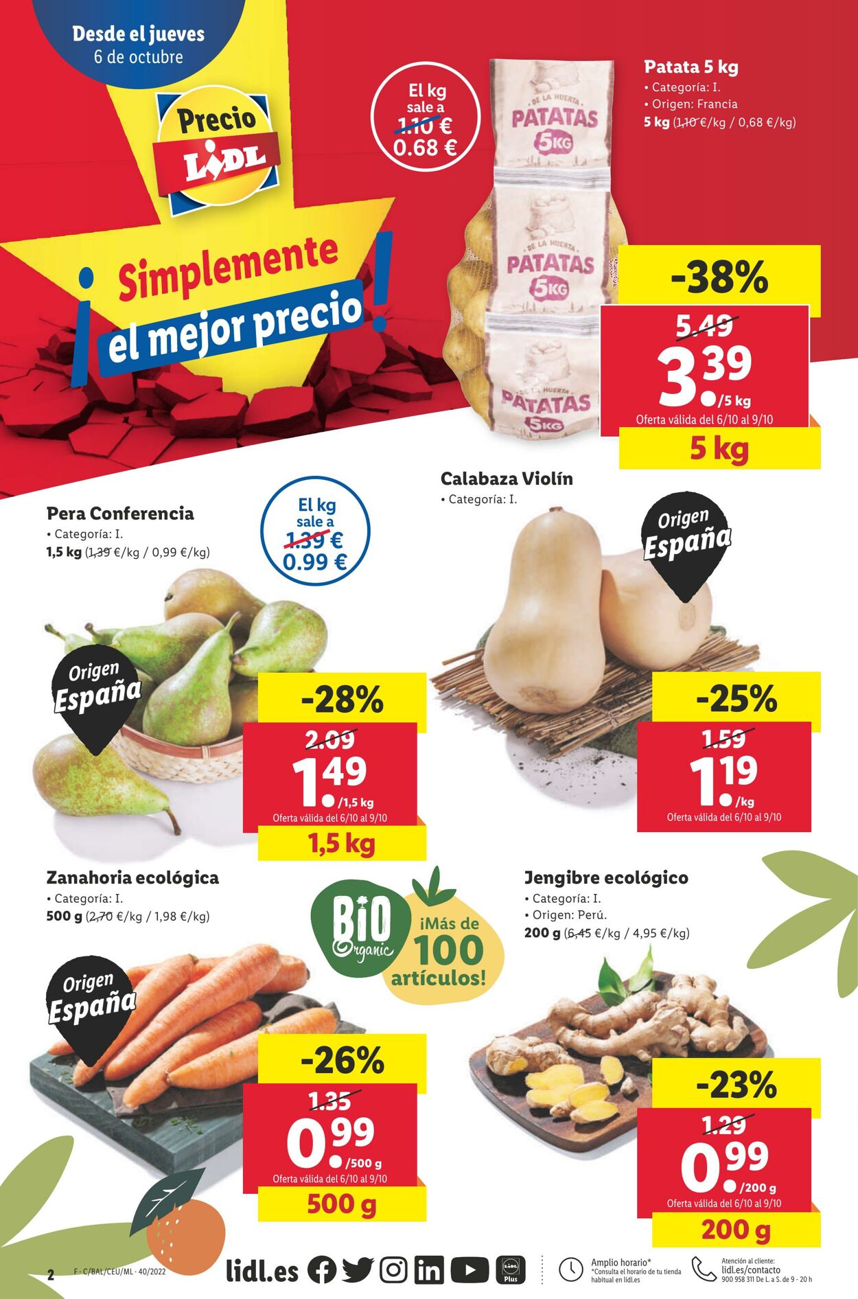 Folleto Lidl 06.10.2022 - 12.10.2022