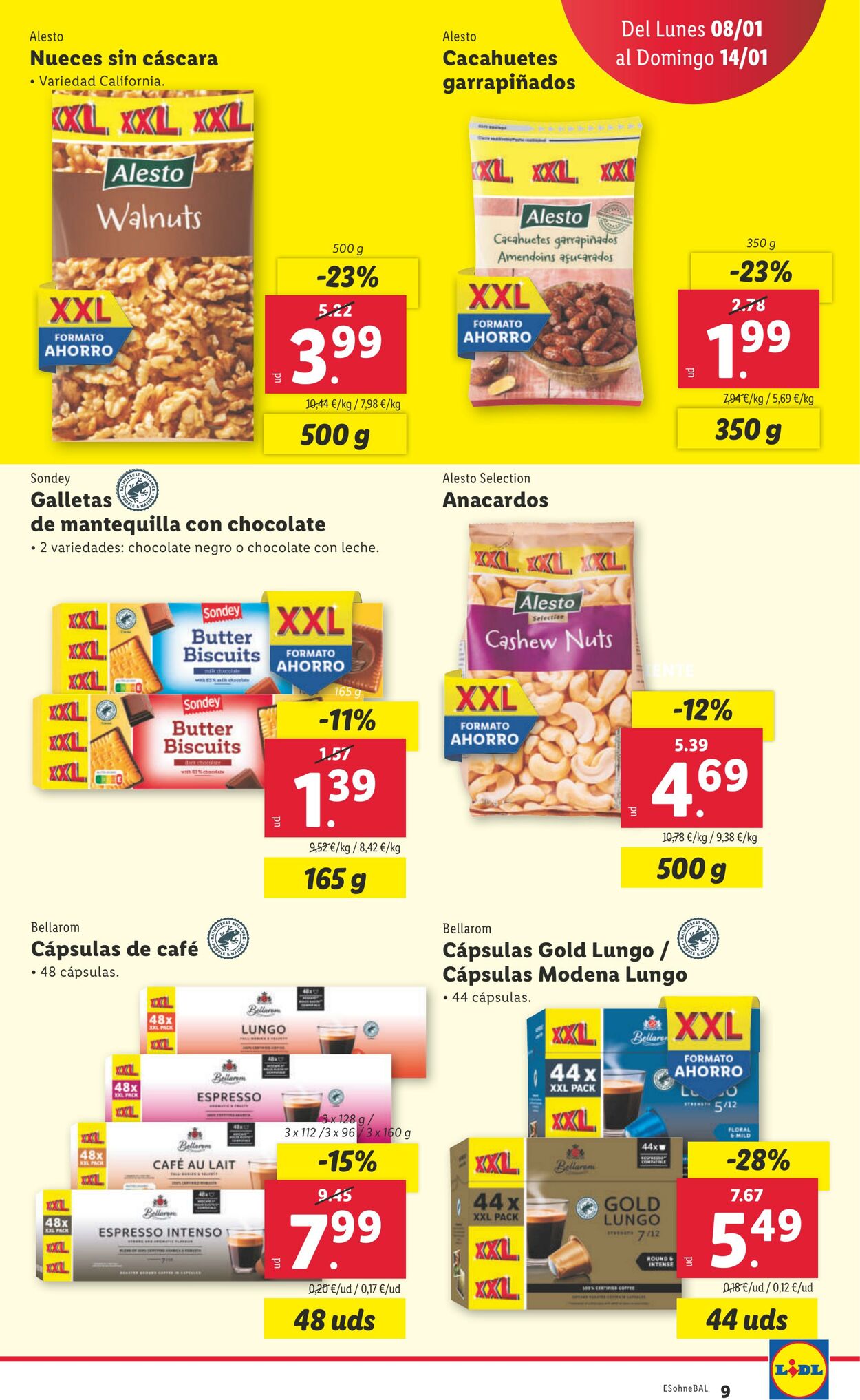 Folleto Lidl 08.01.2024 - 14.01.2024