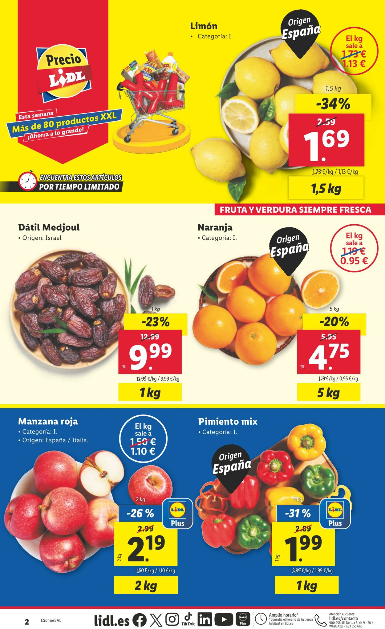 Folleto Lidl 08.01.2024 - 14.01.2024