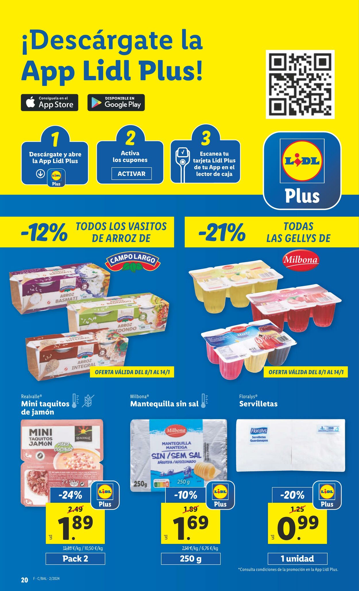 Folleto Lidl 08.01.2024 - 14.01.2024