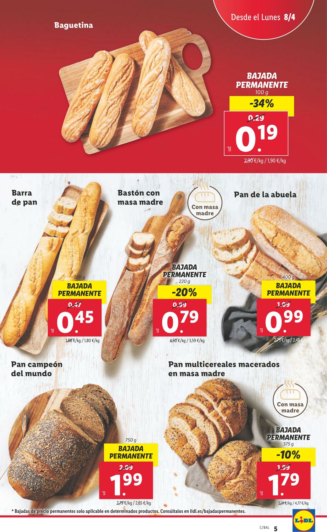 Folleto Lidl 08.04.2024 - 14.04.2024