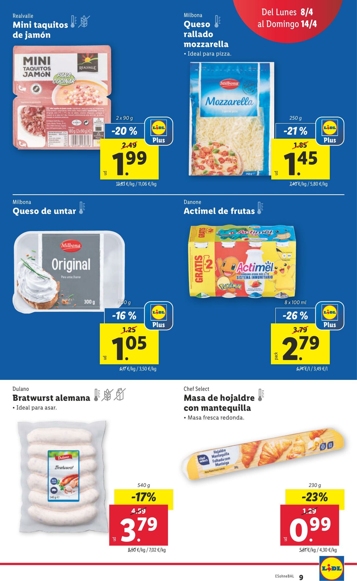 Folleto Lidl 08.04.2024 - 14.04.2024