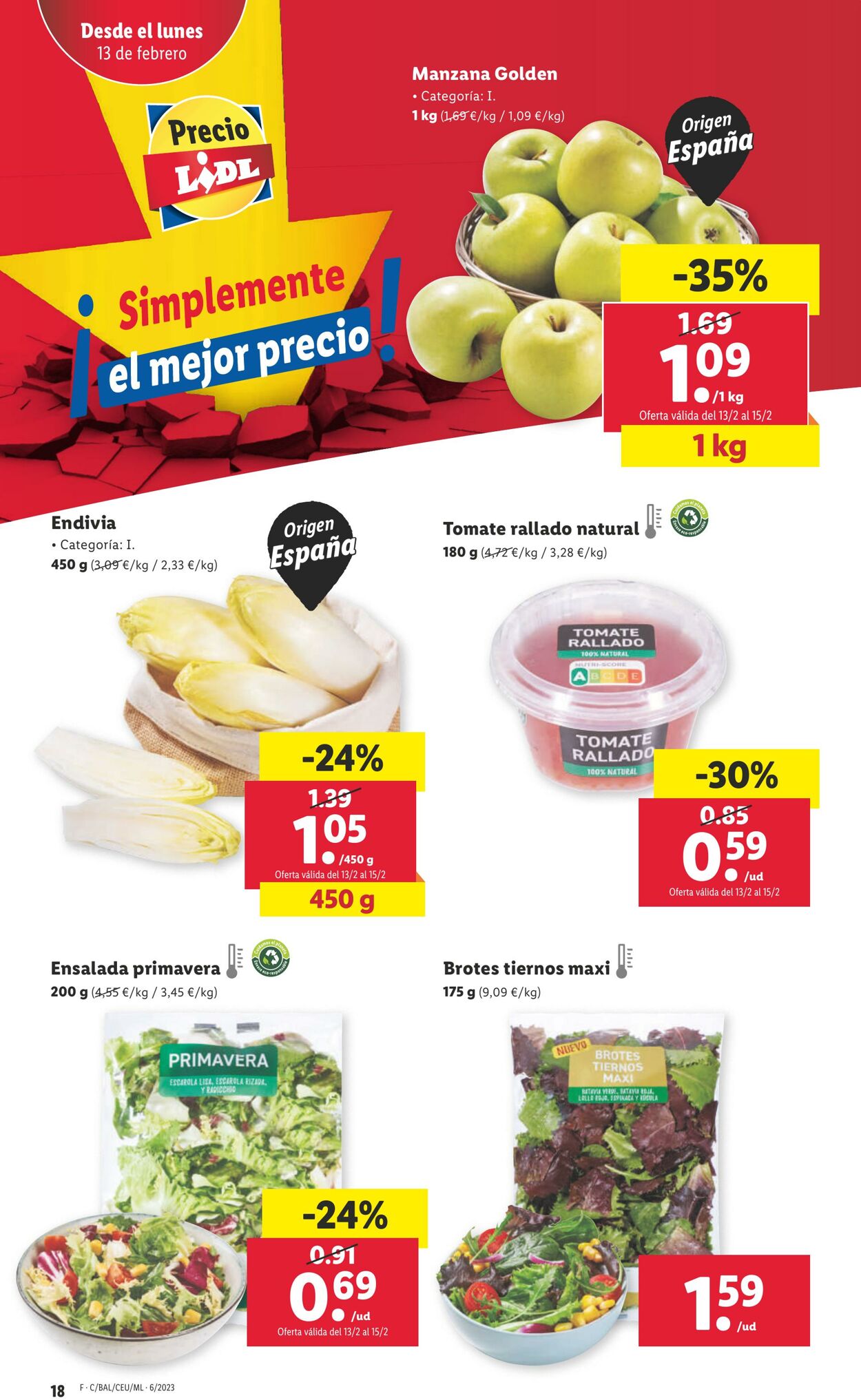 Folleto Lidl 09.02.2023 - 15.02.2023