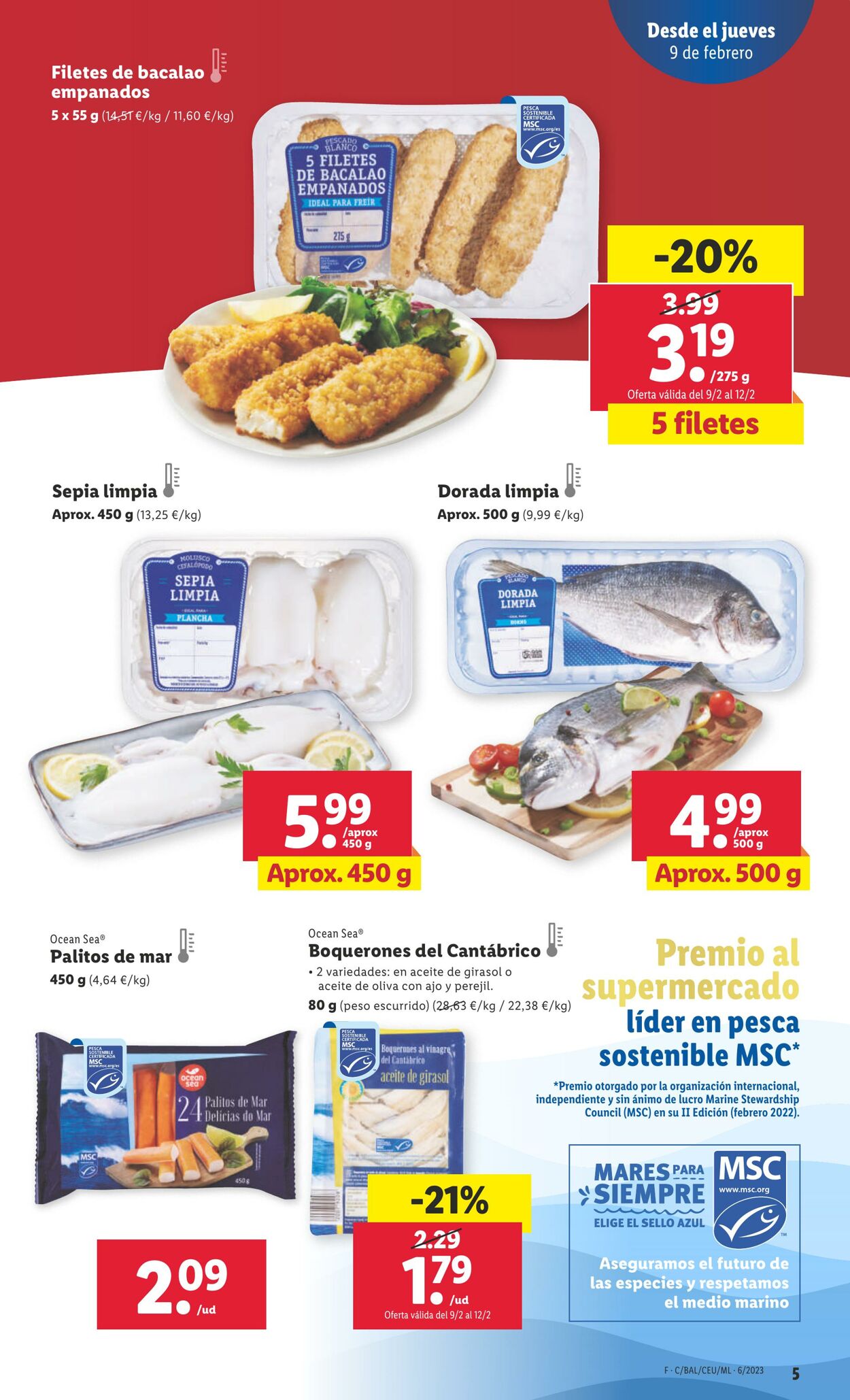 Folleto Lidl 09.02.2023 - 15.02.2023