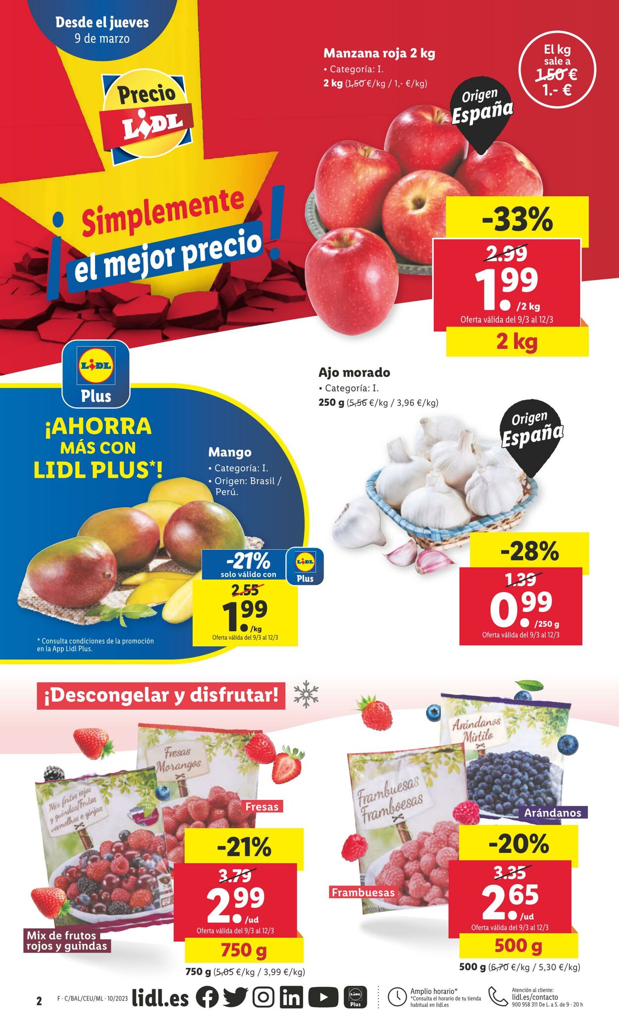 Folleto Lidl 09.03.2023 - 15.03.2023