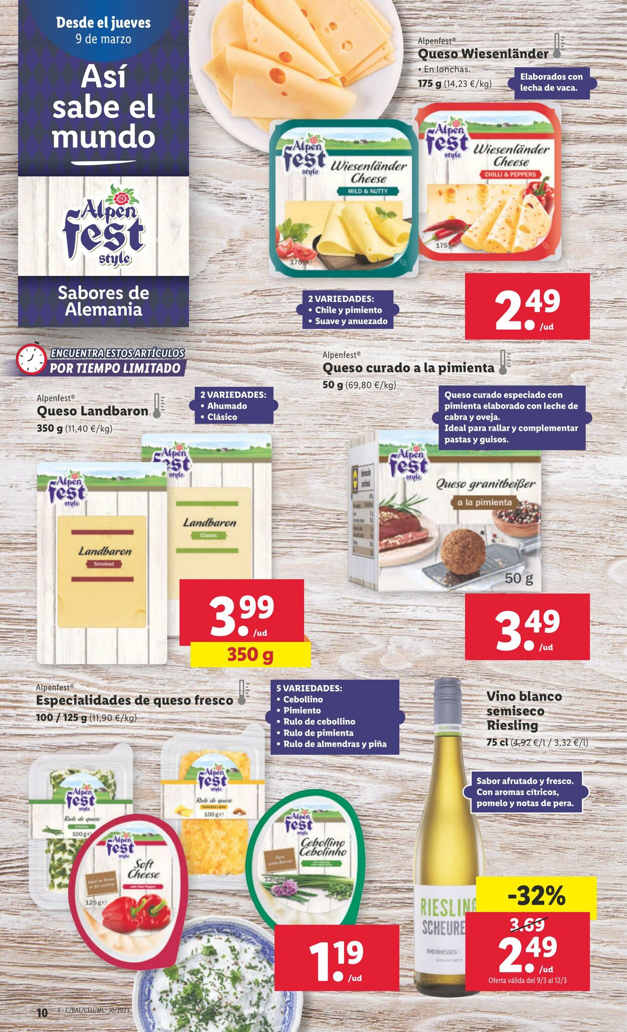 Folleto Lidl 09.03.2023 - 15.03.2023