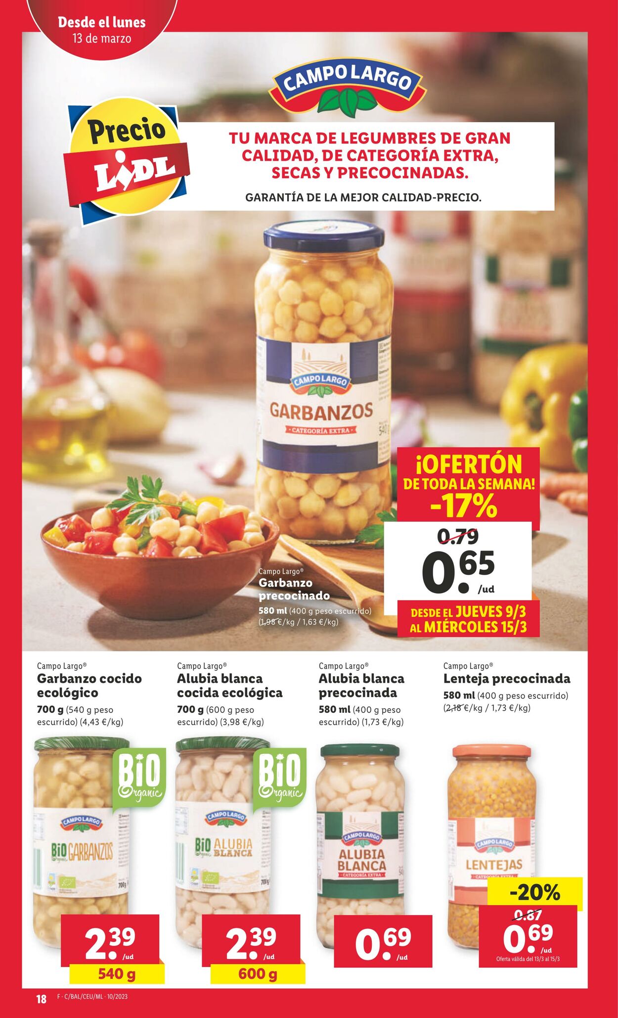 Folleto Lidl 09.03.2023 - 15.03.2023