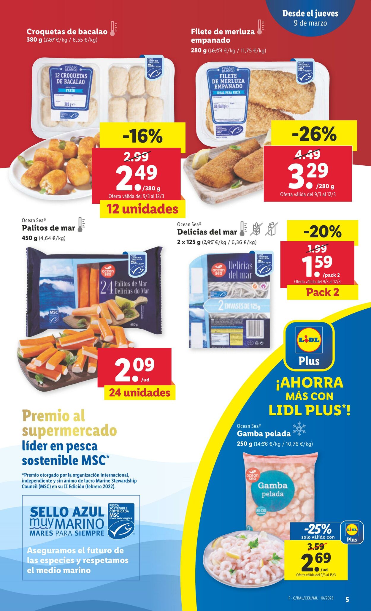 Folleto Lidl 09.03.2023 - 15.03.2023