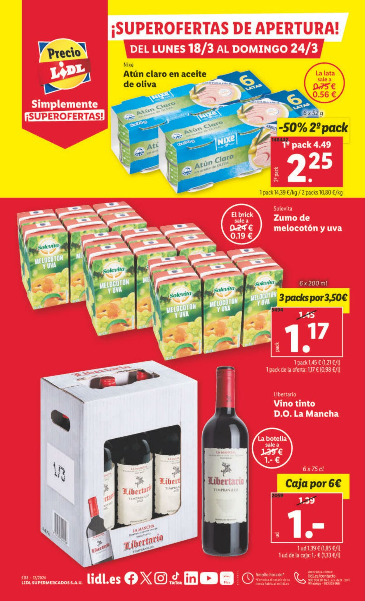 Folleto Lidl 18.03.2024 - 24.03.2024