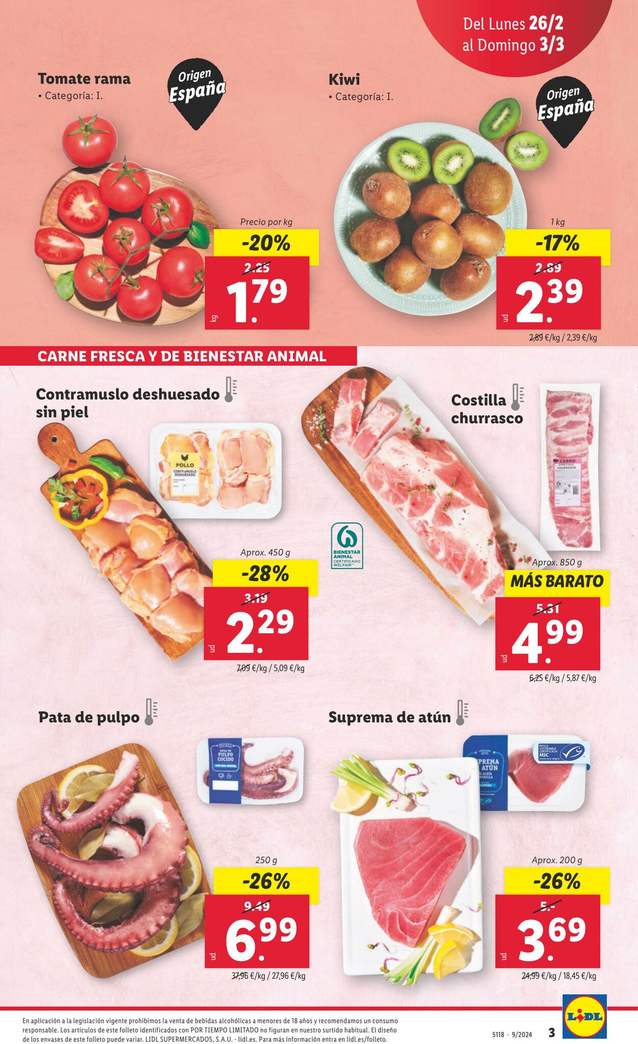 Folleto Lidl 26.02.2024 - 03.03.2024