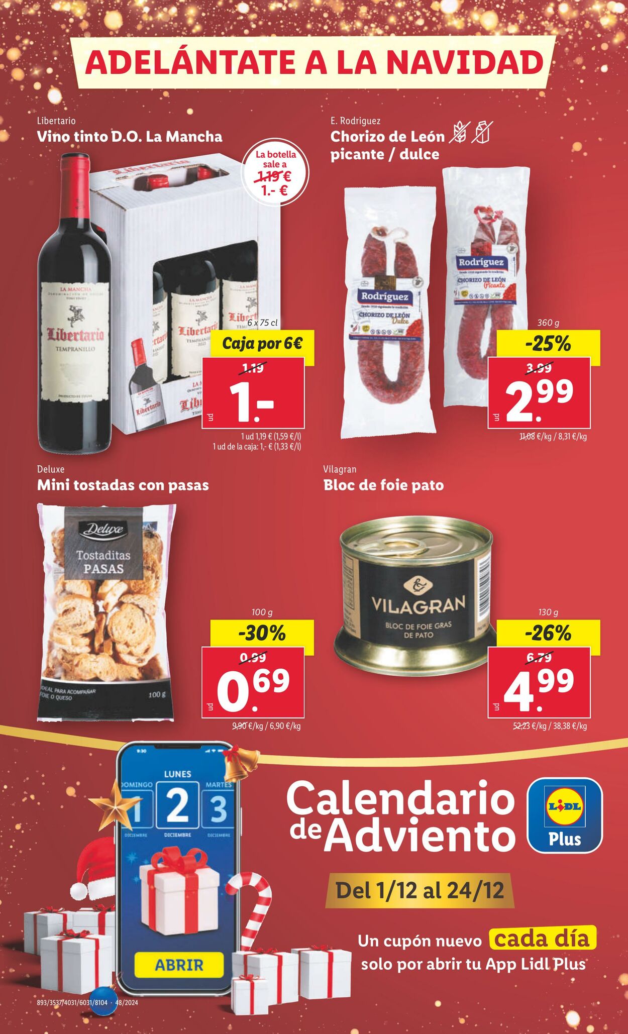 Folleto Lidl 29.11.2024 - 09.12.2024