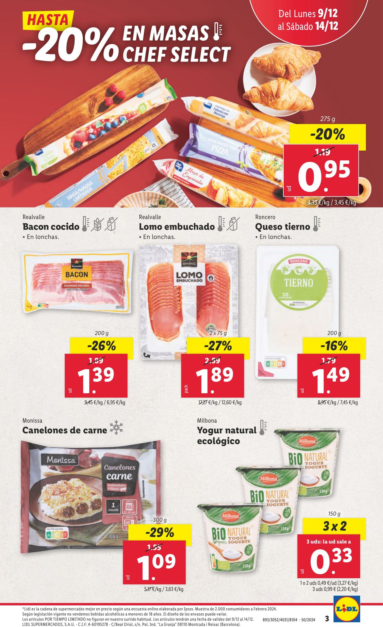 Folleto Lidl 09.12.2024 - 15.12.2024