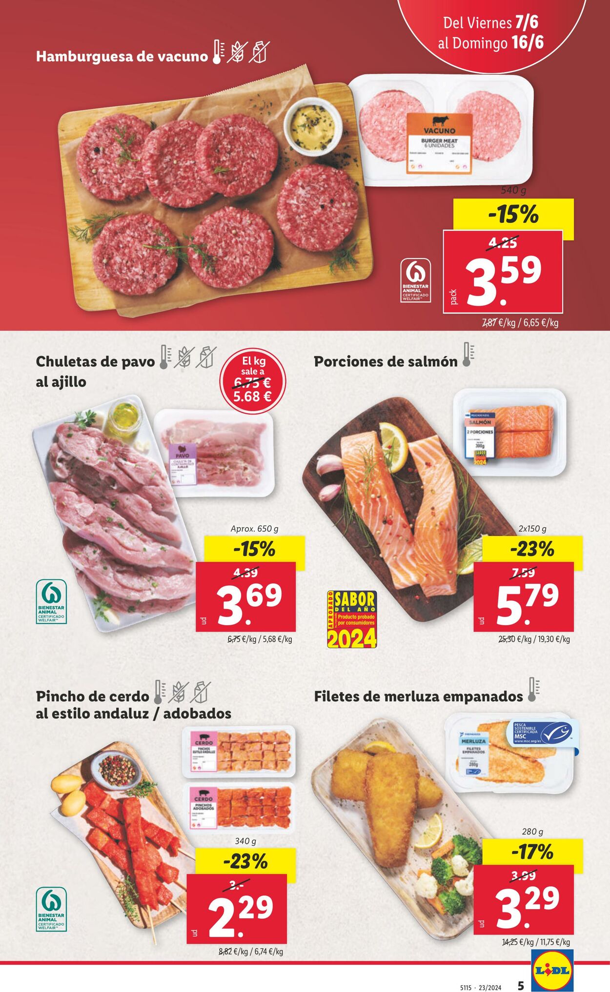 Folleto Lidl 07.06.2024 - 16.06.2024