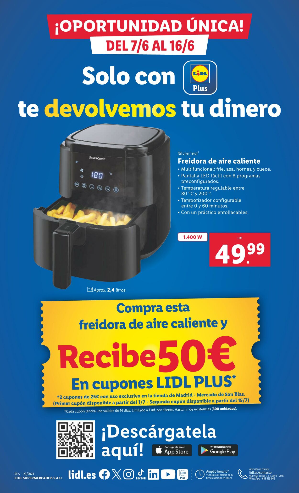 Folleto Lidl 07.06.2024 - 16.06.2024