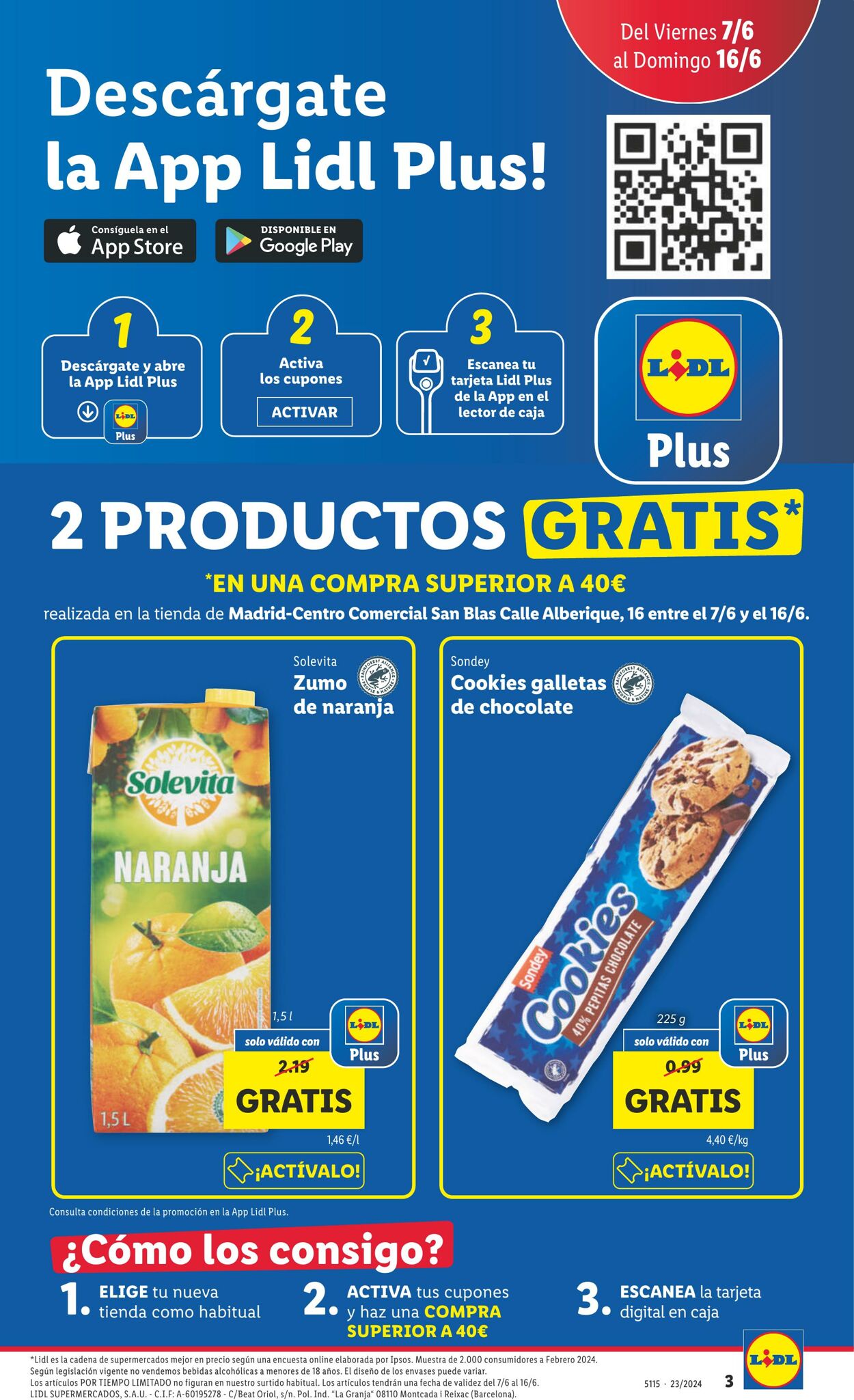 Folleto Lidl 07.06.2024 - 16.06.2024