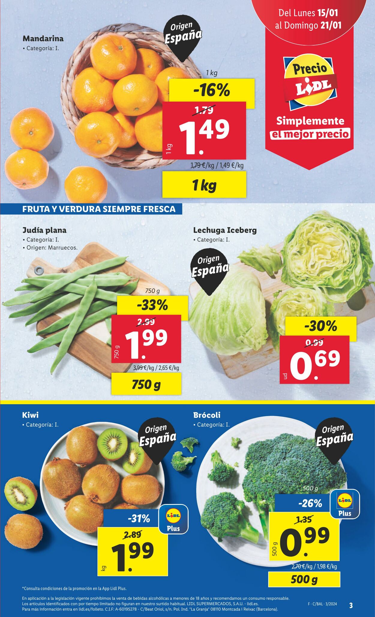 Folleto Lidl 15.01.2024 - 21.01.2024