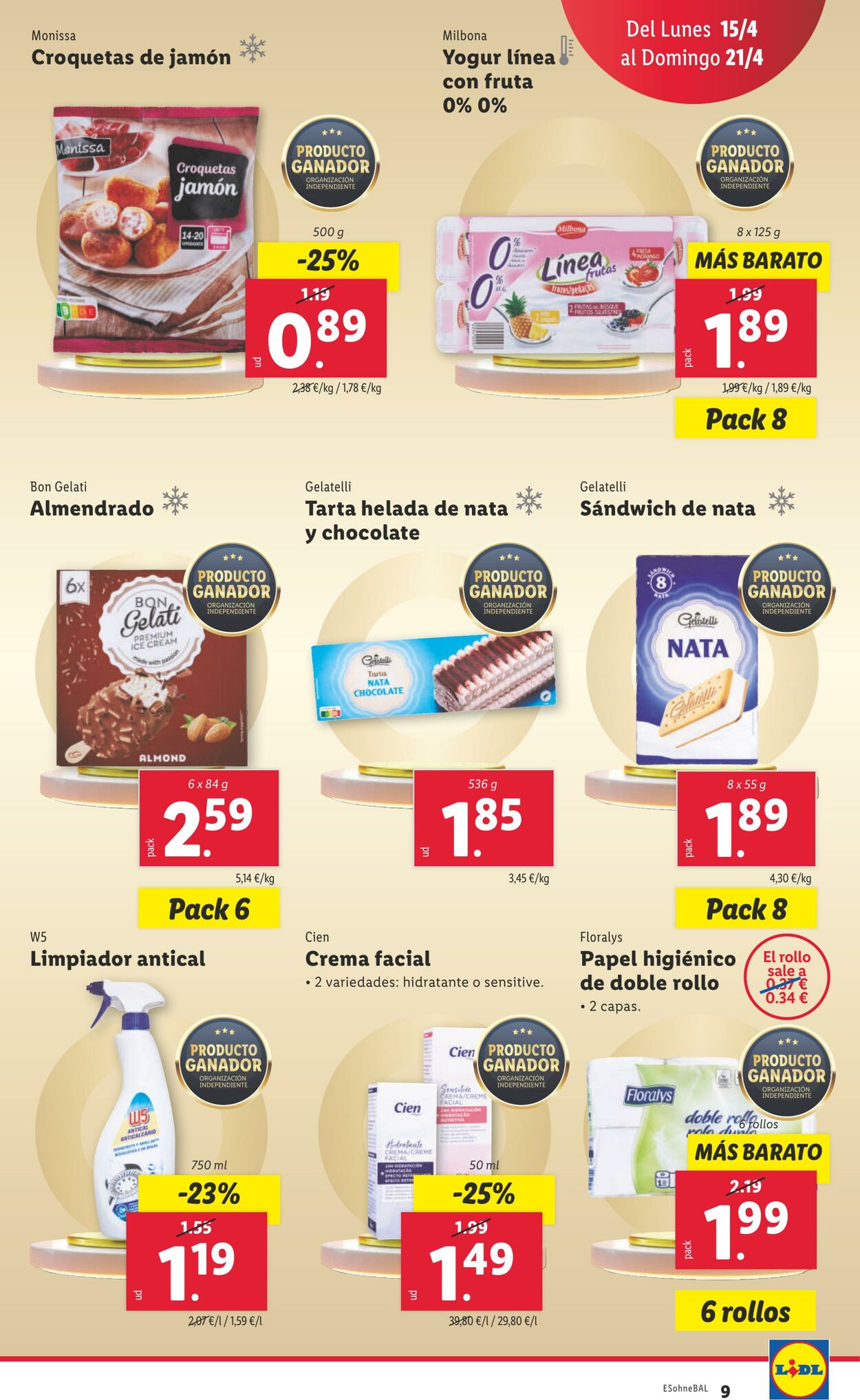 Folleto Lidl 15.04.2024 - 21.04.2024